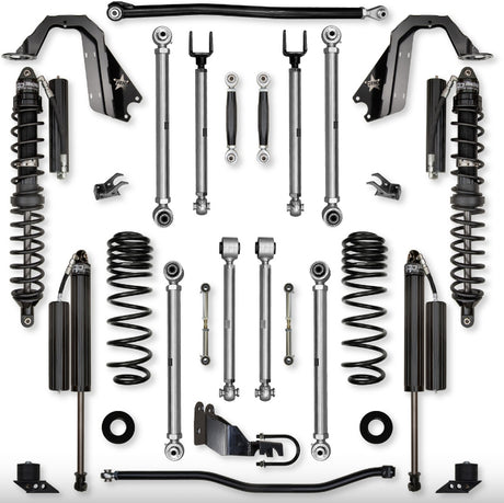 Jeep JLU (4DR) 3.5" X-Factor PRO Mid-arm "No-Limits" System (RUBICON)