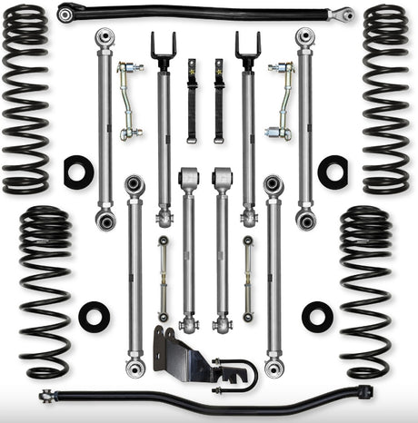 Jeep JLU (4DR) 3.5" 4XE X-Factor PRO Mid-arm System (SPORT/SAHARA)