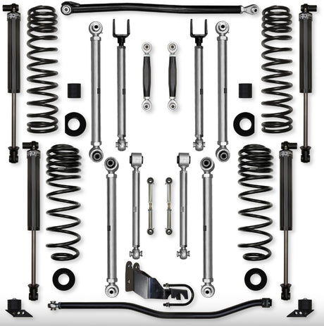 Jeep JLU (4DR) 3.5" 4XE X-Factor PRO Mid-arm "No-Limits" System (RUBICON)