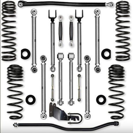 Jeep JLU (4DR) 3.5" 4XE X-Factor PRO Mid-arm "No-Limits" System (RUBICON)