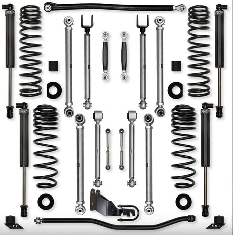Jeep JLU (4DR) 4.5" 4XE X-Factor PRO Mid-arm "No-Limits" System (RUBICON)