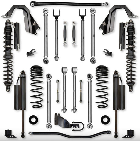 Jeep JLU (4DR) 4.5" 4XE X-Factor PRO Mid-arm "No-Limits" System (RUBICON)