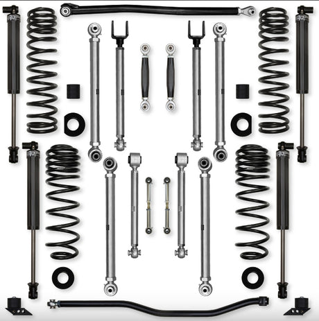 Jeep JLU (4DR) 4.5" X-Factor PRO 392 Mid-arm "No-Limits" System (RUBICON)