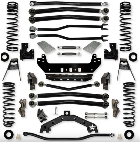 Jeep JLU (4DR) 3.5" Adventure - X2 "No-Limits" Long-Arm System (RUBICON)