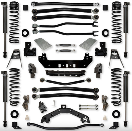 Jeep JLU (4DR) 3.5" Adventure - X2 "No-Limits" Long-Arm System (RUBICON)
