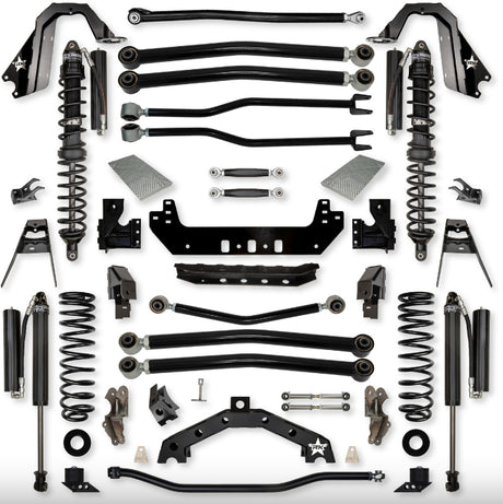 Jeep JLU (4DR) 3.5" Adventure - X2 "No-Limits" Long-Arm System (RUBICON)