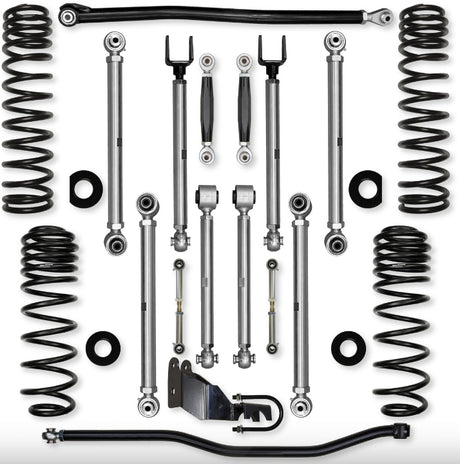 Jeep JLU (4DR) 4.5" X-Factor PRO Mid-arm "No-Limits" System (RUBICON)