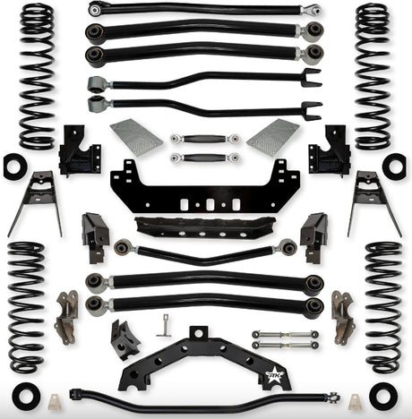 Jeep JLU (4DR) 3.5" Adventure - X2 "No-Limits" Diesel Long-Arm System