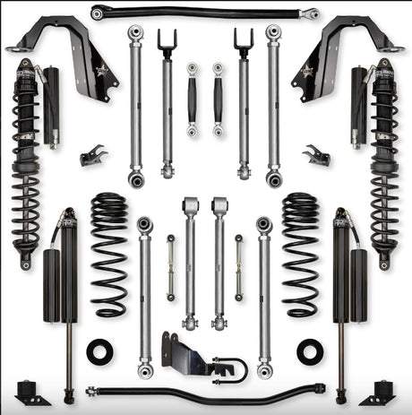 Jeep JLU (4DR) 4.5" X-Factor PRO Mid-arm "No-Limits" System (RUBICON)