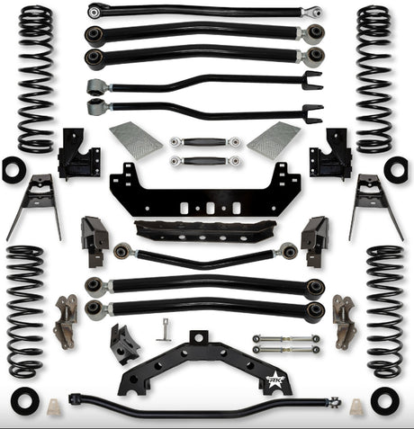 Jeep JLU (4DR) 4.5" Adventure - X2 "No-Limits" Long-Arm System (RUBICON)