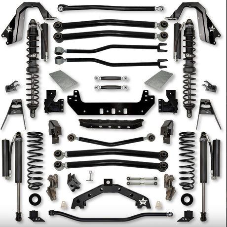 Jeep JLU (4DR) 4.5" Adventure - X2 "No-Limits" Long-Arm System (RUBICON)