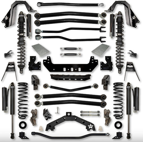 Jeep JLU (4DR) 4.5" Adventure - X2 "No-Limits" Diesel Long-Arm System (RUBICON)