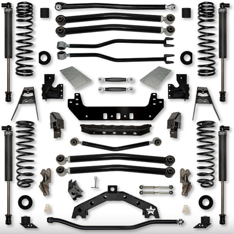 Jeep JLU (4DR) 4.5" Adventure - X2 "No-Limits" Diesel Long-Arm System (RUBICON)