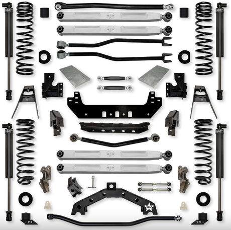 Jeep JLU (4DR) 4.5" Adventure - X PRO "No-Limits" 392 Long-Arm System