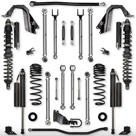 Jeep JLU (4DR) 4.5" Diesel X-Factor PRO Mid-arm "No-Limits" System (RUBICON)