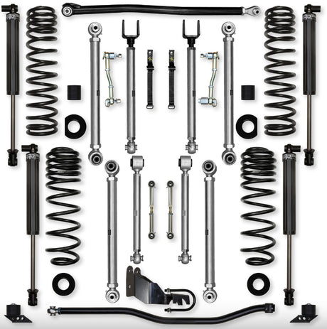 Jeep JLU (4DR) 4.5" 4XE X-Factor PRO Mid-arm System (SPORT/SAHARA)