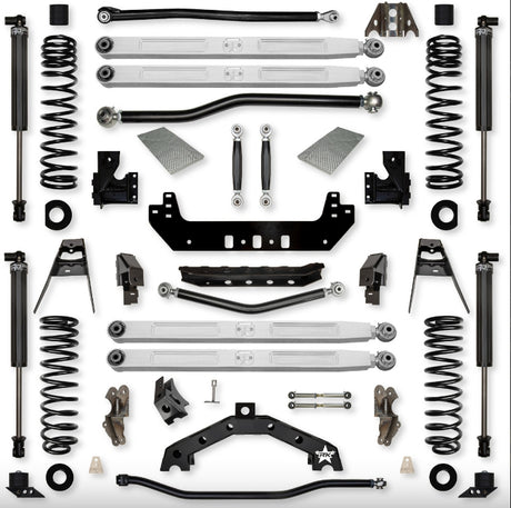 Jeep JLU (4DR) 4.5" X - Factor X2 PRO "No-Limits" Diesel Long-Arm System (RUBICON)