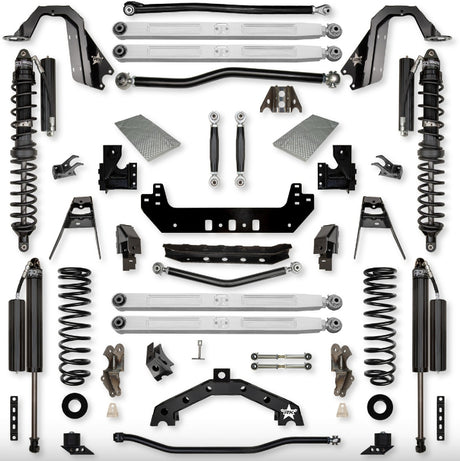 Jeep JLU (4DR) 4.5" X - Factor X2 PRO "No-Limits" Diesel Long-Arm System (RUBICON)