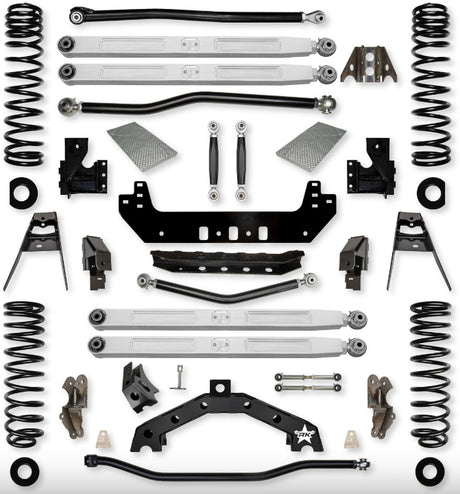 Jeep JLU (4DR)  4.5" X - Factor X2 PRO "No-Limits" Long-Arm System (RUBICON)