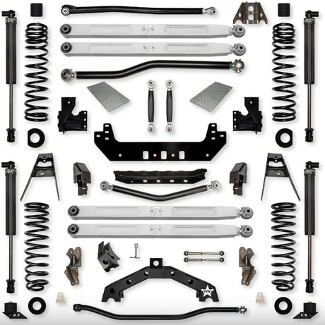 Jeep JLU (4DR)  4.5" X - Factor X2 PRO "No-Limits" Long-Arm System (RUBICON)