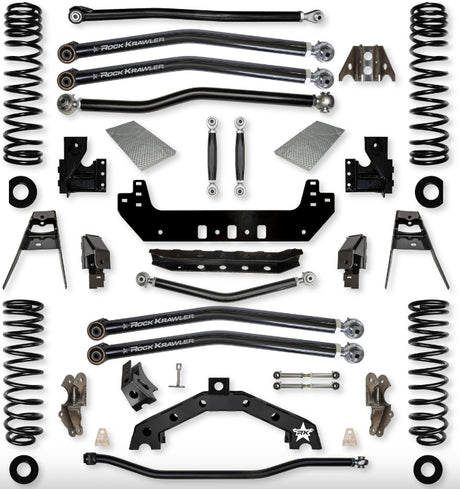 Jeep JLU (4DR) 4.5" X - Factor X2 "No-Limits" Long-Arm System (RUBICON)