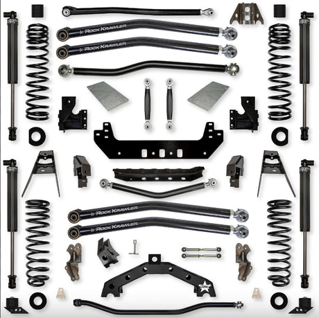 Jeep JLU (4DR) 4.5" X - Factor X2 "No-Limits" Long-Arm System (RUBICON)