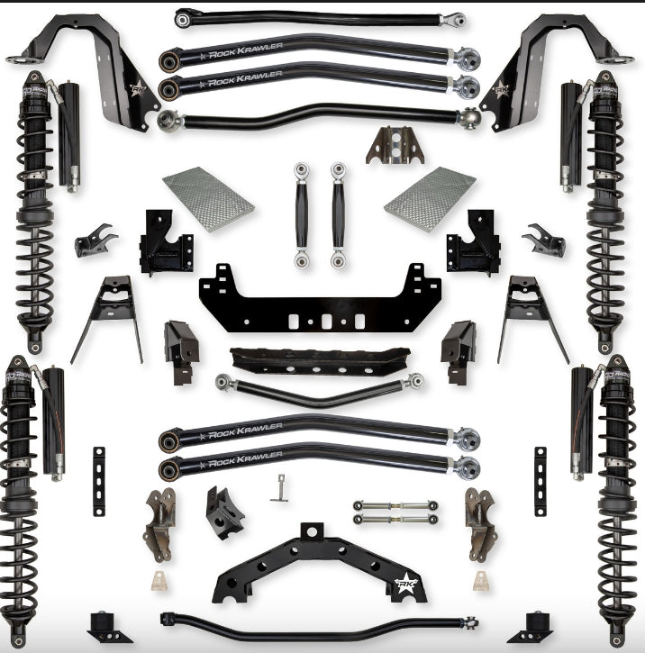 Jeep JLU (4DR) 4.5" X - Factor X2 "No-Limits" Long-Arm System (RUBICON)