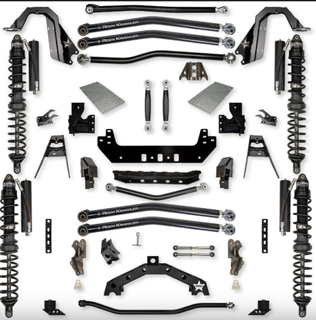 Jeep JLU (4DR) 4.5" X - Factor X2 "No-Limits" Long-Arm System (RUBICON)