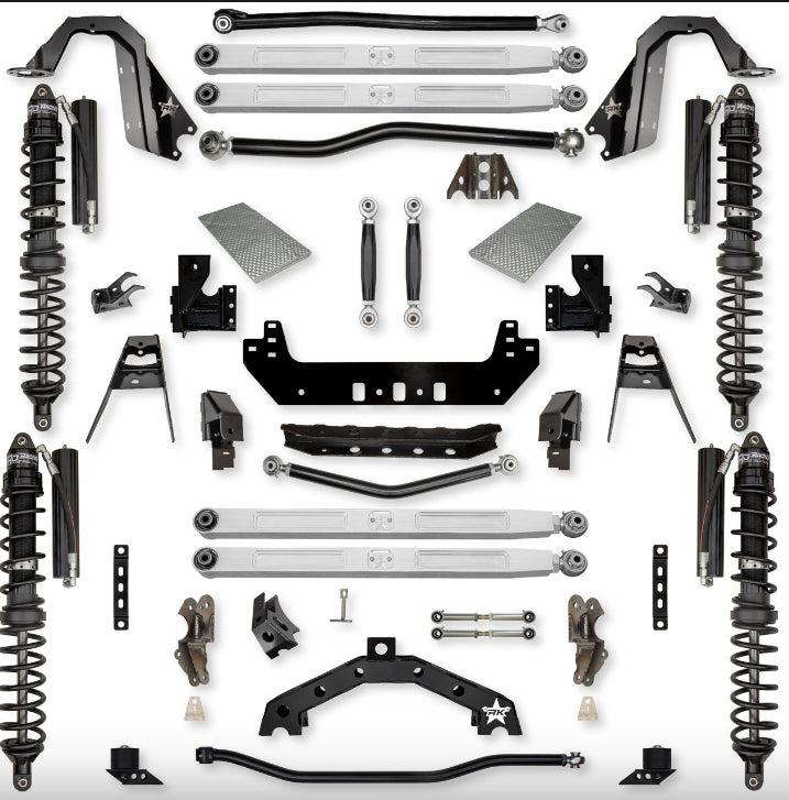 Jeep JLU (4DR) 3.5" X - Factor X2 PRO "No-Limits" Diesel Long-Arm System (RUBICON)