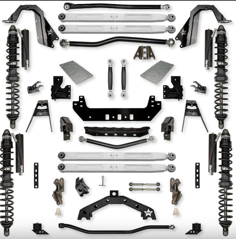 Jeep JLU (4DR) 3.5" X - Factor X2 PRO "No-Limits" Diesel Long-Arm System (RUBICON)