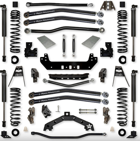 Jeep JLU (4DR) 3.5" X - Factor X2 "No-Limits" Diesel Long-Arm System (RUBICON)