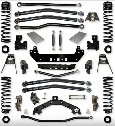 Jeep JLU (4DR) 3.5" X - Factor X2 "No-Limits" Long-Arm System (RUBICON)