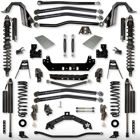 Jeep JLU (4DR) 3.5" X - Factor X2 "No-Limits" Long-Arm System (RUBICON)