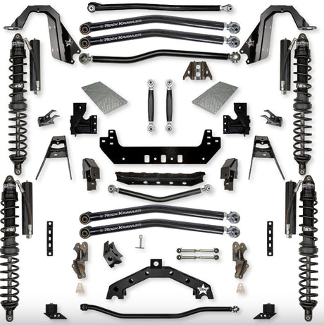 Jeep JLU (4DR) 3.5" X - Factor X2 "No-Limits" Long-Arm System (RUBICON)