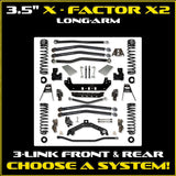 Jeep JLU (4DR) 3.5" X - Factor X2 Long-Arm System