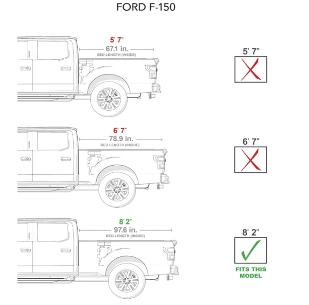 BAK Revolver X4s Hard Rolling Truck Bed Tonneau Cover | 80328 | Fits 2015 - 2020 Ford F-150 8' 2" Bed (97.6")