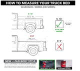 BAK BAKFlip F1 Hard Folding Truck Bed Tonneau Cover | 772133 | Fits 2020-2024 Chevy/GMC Silverado/Sierra 2500/3500HD 6' 10" Bed (82.2")